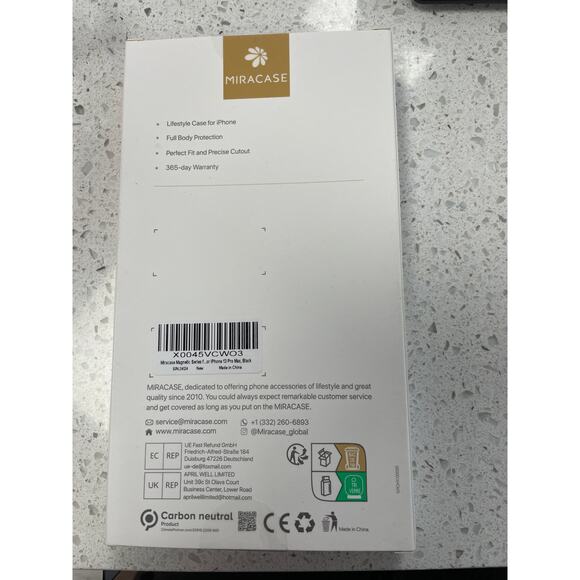 Miracase Magnetic Series for Iphone 13 Pro Max Color Black - Picture 2 of 3